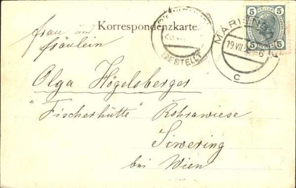 Marienbad Tschechien Boehmen Stadtparkteich an der Kaiserstrasse Böh – Bild 2