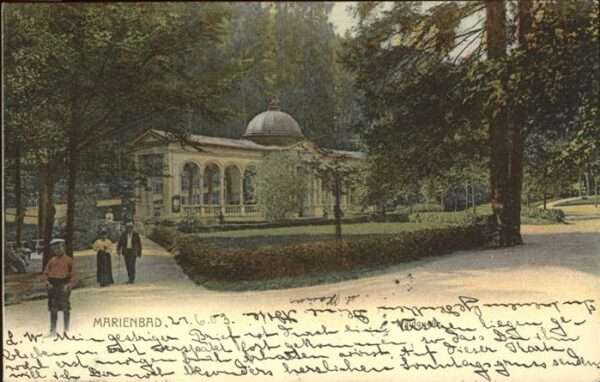 Marienbad Tschechien Boehmen Waldquelle Böhmen