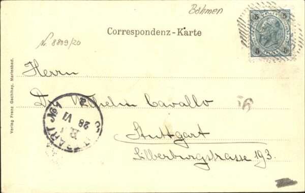 Marienbad Tschechien Boehmen Waldquelle Böhmen – Bild 2