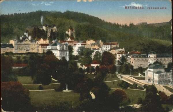 Marienbad Tschechien Boehmen Parkanlagen Böhmen