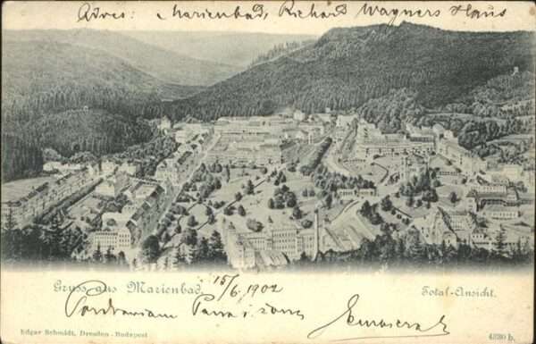 Marienbad Tschechien Boehmen Totalansicht Böhmen
