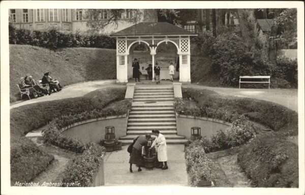 Marienbad Tschechien Boehmen Ambrosiusquelle Böhmen