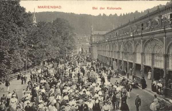 Marienbad Tschechien Boehmen Bei der Kolonnade Böhmen