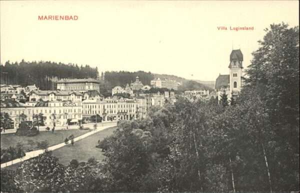 Marienbad Tschechien Boehmen Villa Luginsland Absteigequartier Sr. M