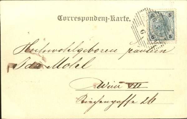 Marienbad Tschechien Boehmen Kaiserstrasse mit Parkanlage Böhmen – Bild 2