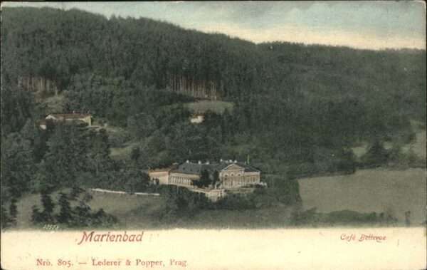 Marienbad Tschechien Boehmen Cafe Restaurant Bellevue Böhmen