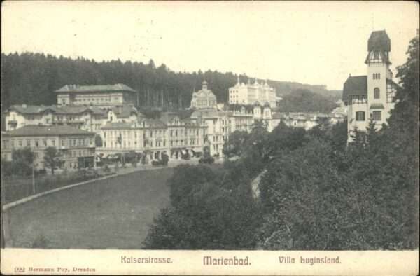 Marienbad Tschechien Boehmen Kaiserstrasse Park Villa Luginsland Abs