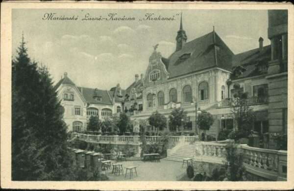 Marienbad Tschechien Boehmen Kavarna Krakanos Marianske Lazne Böhmen