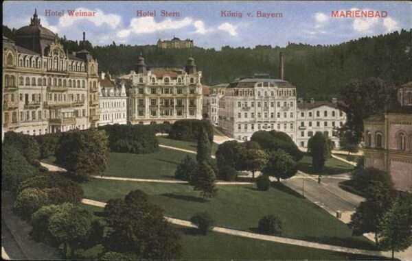 Marienbad Tschechien Boehmen Hotel Weimar Hotel Stern Goetheplatz Kö