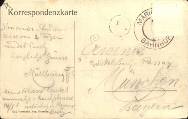 Marienbad Tschechien Boehmen Cafe Rübezahl Böhmen – Bild 2