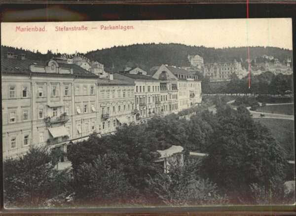 Marienbad Tschechien Boehmen Stefanstrasse Hotel Klinger Park Böhmen