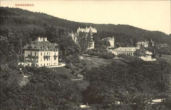 Marienbad Tschechien Boehmen Teilansicht Böhmen