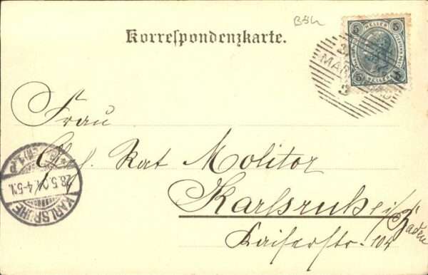 Marienbad Tschechien Boehmen Teilansicht Park Pavillon Böhmen – Bild 2