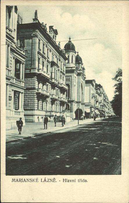 Marienbad Tschechien Boehmen Hlavni trida Marianske Lazne Böhmen