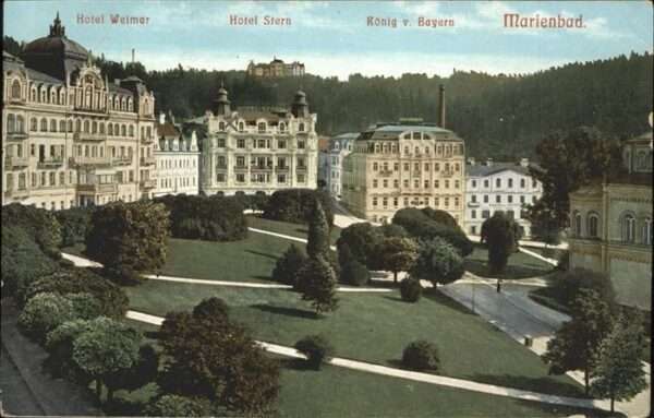 Marienbad Tschechien Boehmen Hotel Weimar Goetheplatz Hotel Stern Kö