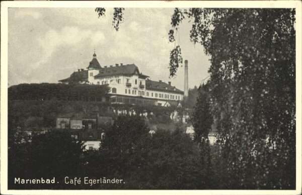 Marienbad Tschechien Boehmen Höhenhotel Cafe Egerländer Böhmen