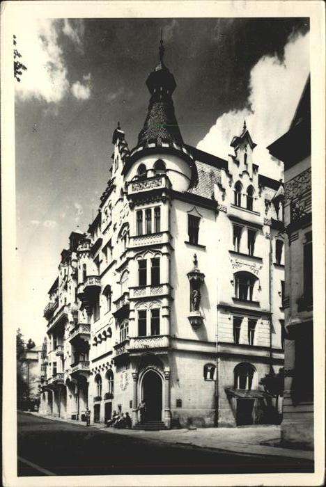 Marienbad Tschechien Boehmen Strassenpartie Böhmen