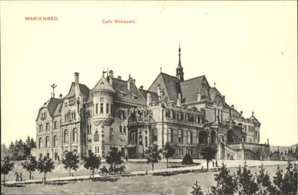 Marienbad Tschechien Boehmen Grand Cafe und Restaurant Rübezahl Böhm