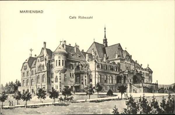 Marienbad Tschechien Boehmen Grand Cafe und Restaurant Rübezahl Böhm