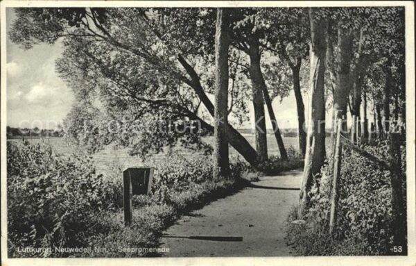 Neuwedell Pommern Strandbad Seeepromenade