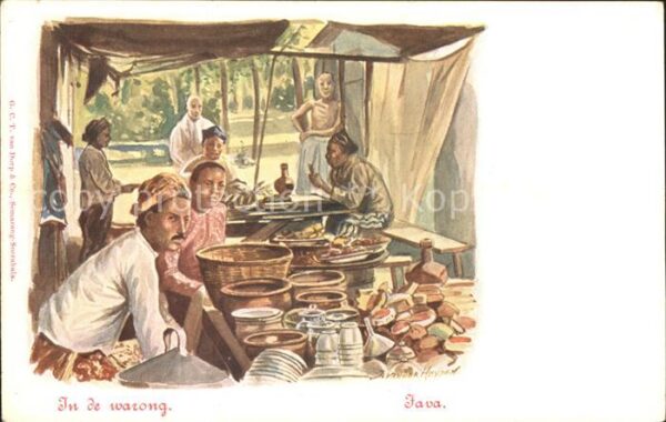 Java Indonesien In de warong