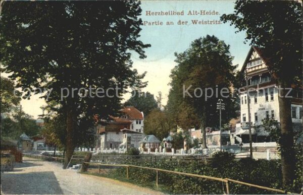 Altheide Bad Schlesien Schlesien Partie an der Weistritz