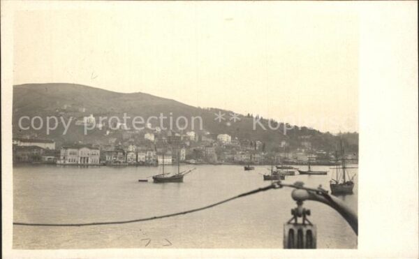 Constantinople Ortst Therapia im Bosporus