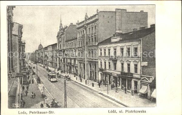 Litzmannstadt Lodz Petrikauer Strasse