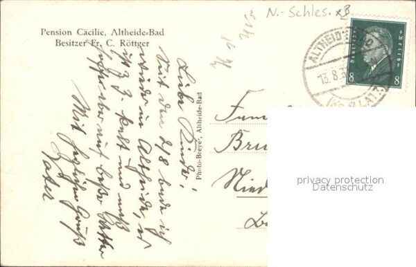 Altheide Bad Schlesien Pension Cäcilie – Bild 2