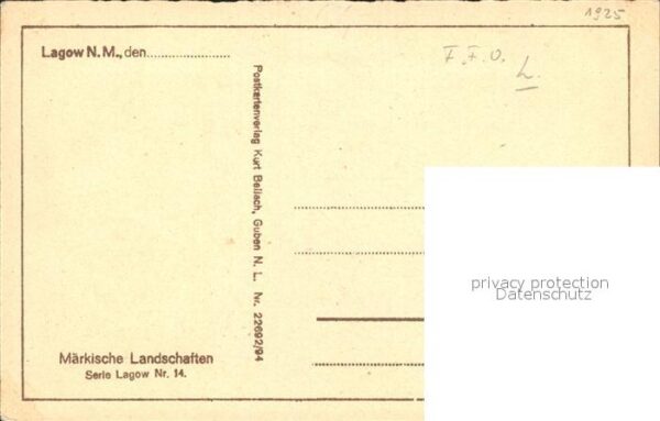 Lagow Ostbrandenburg Stadt – Bild 2