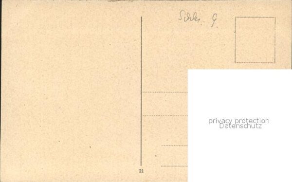 Glogau Niederschlesien Realschule mit Denkmal Friedrichs des G – Bild 2
