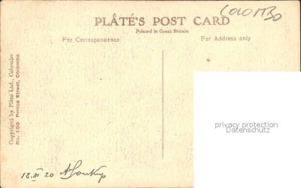 Colombo Ceylon Sri Lanka – Bild 2