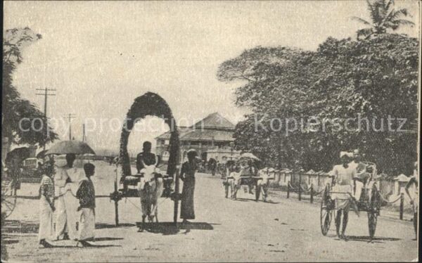 Colombo Ceylon Sri Lanka Eselswagen