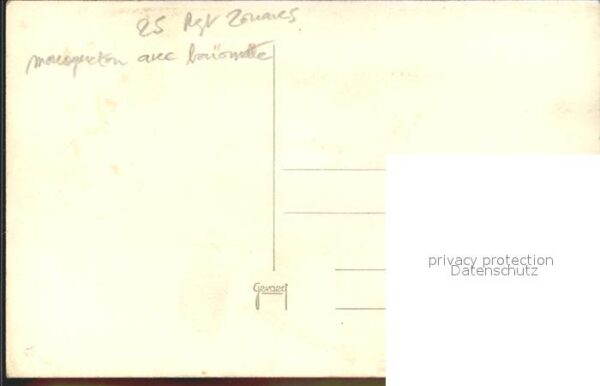 Militaria Frankreich zouave  regiment 25 mousqueton avec baj – Bild 2