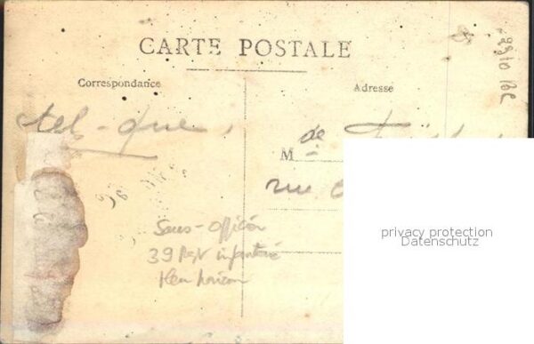 Militaria Frankreich infanterie regiment 39 offiziere WK 1 – Bild 2