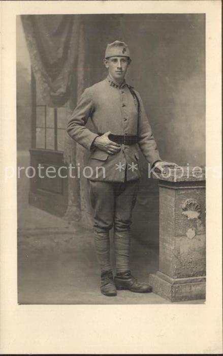 Militaria Frankreich 29 regiment d_infanterie portrait WK 1