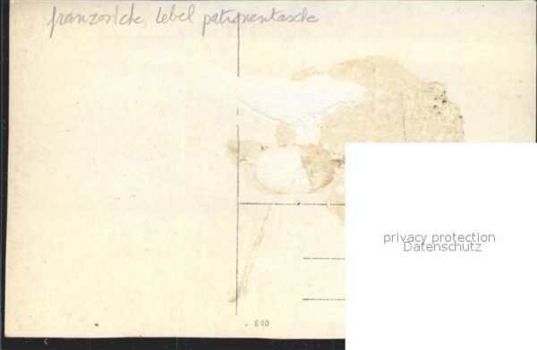 Militaria WK1 französaische lebelpatronentasche bajon – Bild 2