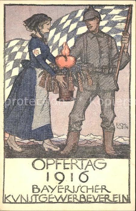 Militaria WK1 Opfertag Bayerischer kunstgewerbeverein