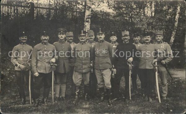 Militaria Frankreich WK 1 Gruppenfoto