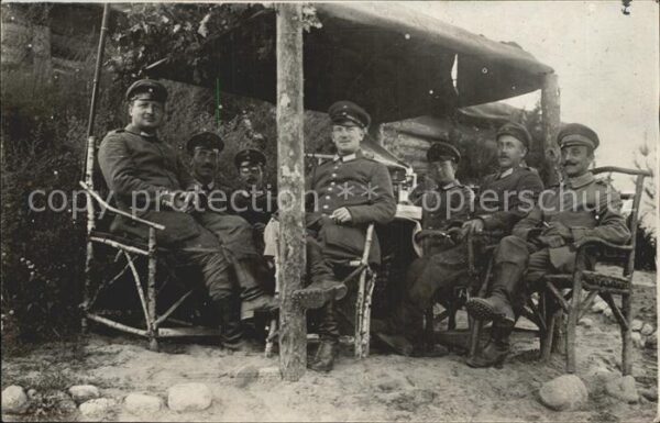 Militaria WK1 Russland Stab Unterstand