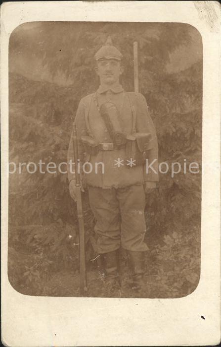 Militaria WK1 telegrafenkoppel Portrait
