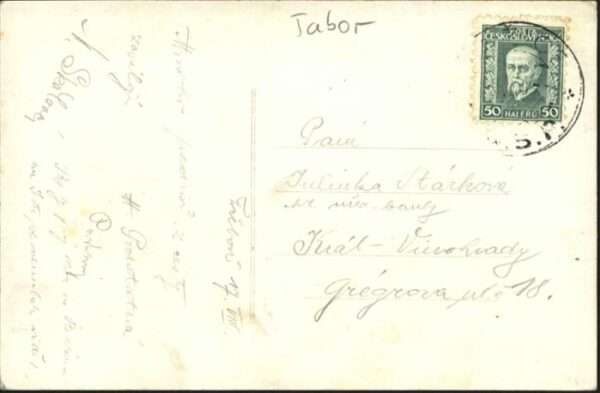 Tabor Czechia Tabor [Handschriftlich] Rebon Ronickova – Bild 2