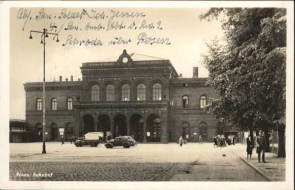 Posen Poznan Posen Bahnhof
