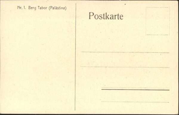 Berg Tabor Palästina – Bild 2