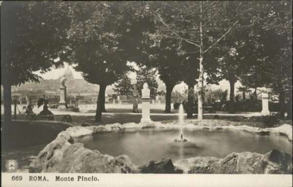 Rom Roma Roma Monte Pincio Springbrunnen