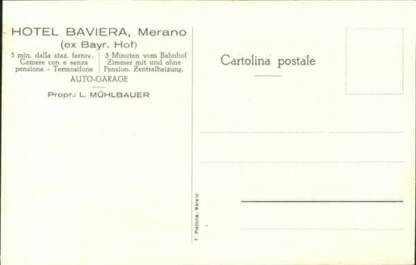 Merano Meran Merano Hotel Baviera – Bild 2