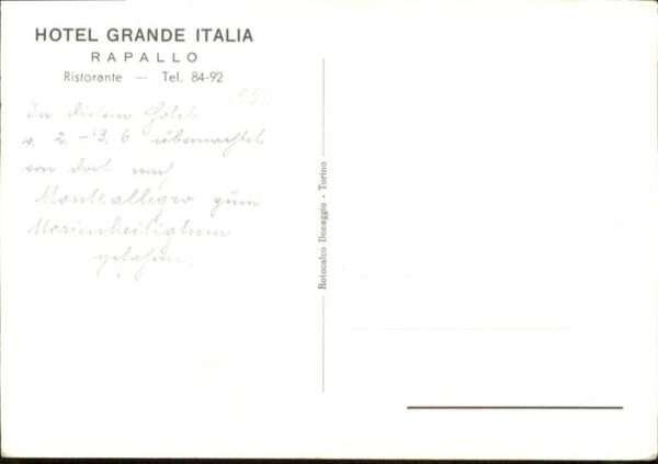 Rapallo Hotel Grande Italia – Bild 2