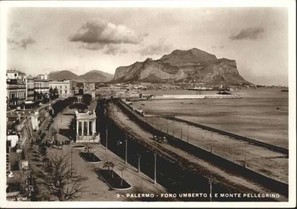 Palermo  Sicilia IT Palermo Foro Umberto Monte Pellegrino