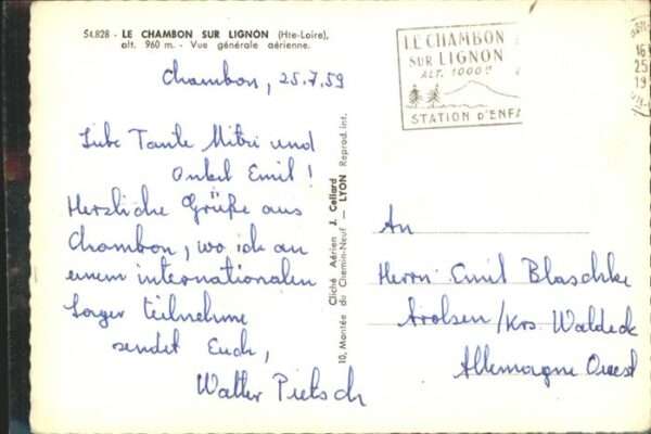 Le Chambon-sur-Lignon Fliegeraufnahme – Bild 2
