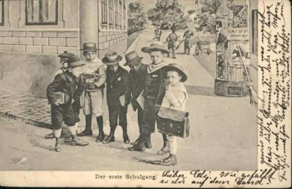 Schule School Ecole Escuela Scuola-- Der erste Schulgang Einschulung